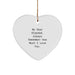 Funny Stepdad Gifts from Men - Heart Ornament with 'My Dear Stepdad, Always Remember How Much I Love You.' Quote - Christmas Unique Gifts for Stepdad - Image 1