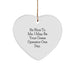 Funny Crane Operator Gifts from Friends, Heart Ornament for Crane Operator Men, Christmas Unique Gifts - Image 1