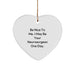 Funny Quote for Neurosurgeon Gifts from Men, Heart Ornament for Neurosurgeon, Christmas Unique Gifts for Family and Friends - Image 1