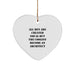 Architect Heart Ornament Funny Quote Gifts from Friends for Men, Unique Christmas Decorations - Image 1