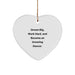 Dancer Gifts from Friends - Funny Inspirational Heart Ornament for Dancers - Christmas Unique Gifts - Gifts for Dancers - Image 1