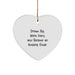 Guides' Inspirational Gifts from Friends - Heart Ornament with 'Dream Big, Work Hard, And Become An Amazing Guide.' Quote for Christmas Unique Gifts - Image 1