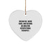 Funny Occupational Therapist Gifts from Friends - Christmas Unique Inspirational Heart Ornament for Occupational Therapist to Dream Big - Image 1