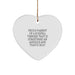 Funny Russell Terrier Dog Gifts, Heart Ornament for Russell Terrier Dog Lover, Christmas Unique Gifts for Friends from Men - Image 1