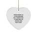 Funny Staffordshire Bull Terrier Dog Mom Gifts from Family, Heart Ornament, Proud Parent Quote, Christmas Unique Ideas - Image 1