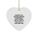Funny Nuclear Technologist Heart Ornament Gifts from Men to Friends - Christmas Unique Gifts for Him, Her, Family, Coworkers - Image 1