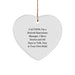 Funny Cautionary Tones for Operations Manager Gifts - Heart Ornament for Christmas Unique Gifts from Friends, Family, Coworkers to Operations Manager - Image 1