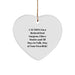 Funny Retired Oral Surgeon Gifts from Friends, Oral Surgeon Heart Ornament, Christmas Unique Gifts for Men - Image 1