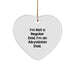 Abyssinian Cat Heart Ornament Funny Dad Gift, Christmas Unique Gifts for Men, Abyssinian Cat Lovers, Heart Shaped Gifts from Dad, Unique Christmas Unique Gifts for Abyssinian Cat Owners - Image 1