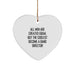 Funny Band Director Heart Ornament Gifts from Men to Band Directors for Christmas Unique Present - Image 1