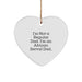 Funny African Serval Cat Gifts, Heart Ornament for Dad, Christmas Unique Gifts from Men, Gifts for African Serval Cat Lovers - Image 1