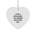 Funny Cardigan Welsh Corgi Dad Gifts for Men from Family, Cardigan Welsh Corgi Dog Heart Ornament for Christmas Unique Gifts - Image 1
