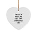 Funny Chihuahua Dad Heart Ornament Gifts from Family for Christmas Unique - Image 1