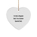 Cocker Spaniel Dog Dad Heart Ornament Funny Gift from Men to Dad for Christmas - Image 1