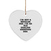 Old English SheepDog Dad Gifts, Funny Heart Ornament for Men, Women, Friends, or Coworkers - Perfect Christmas Unique Gifts from Family - Image 1