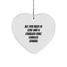 Funny Cavalier King Charles Spaniel Dog Gifts for Men Women Friends Family Christmas Heart Ornament - Image 1