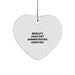 Funny Administrative Assistant Gifts, Heart Ornament with World's Greatest Quote, Ideal Gifts from Men to Coworkers for Christmas - Image 1