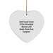 Funny Oral Surgeon Gifts from Women Who Inspired Me' Heart Ornament for Christmas Unique Gifts - Image 1