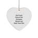 Funny Pilot Heart Ornament Gifts from Friends and Family, Inspirational Christmas Unique Presents for Women and Men - Image 1