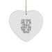 Funny Trucker Gifts from Men to Women Heart Ornament for Christmas Unique Presents - Image 1