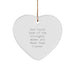 Funny Trucker Gifts from Men to Women Trucker Heart Ornament - Christmas Unique Gifts for Trucker - Image 1