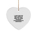 Gifts for Administrative Assistants, Funny Heart Ornament, Christmas Unique Gifts from Friends - Image 1