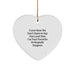 Funny Orthopedic Surgeon Gifts from Men, Heart Ornament for Favorite Orthopedic Surgeon, Cute Orthopedic Surgeon Christmas Unique Gifts - Image 1