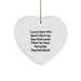 Cute Payroll Clerk Gifts from Friends, Family, or Coworkers - I Love How We Don't Have To Say Out Loud That I'm Your Favorite Payroll Clerk Heart Ornament - Image 1