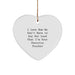 Funny Trucker Heart Ornament Gifts from Family Friends for Favorite Trucker - Christmas Unique - Image 1