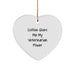 Funny Veterinarian Heart Ornaments Gifts from Friends Family for Christmas Unique - Image 1