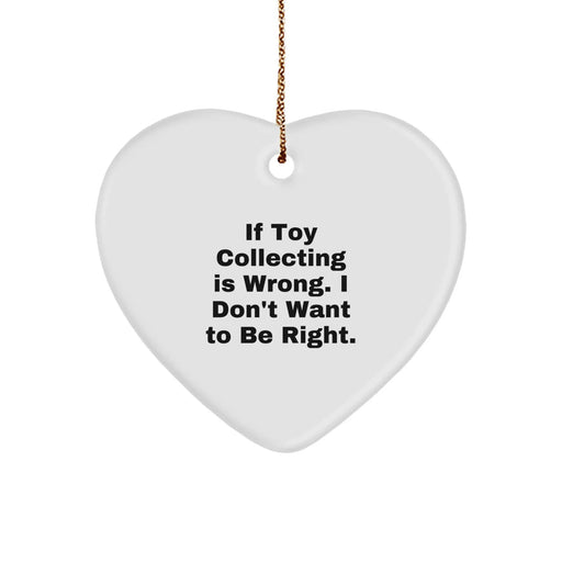 Funny Toy Collecting Heart Ornament Gifts for Men from Friends and Family on Christmas Unique - Image 1