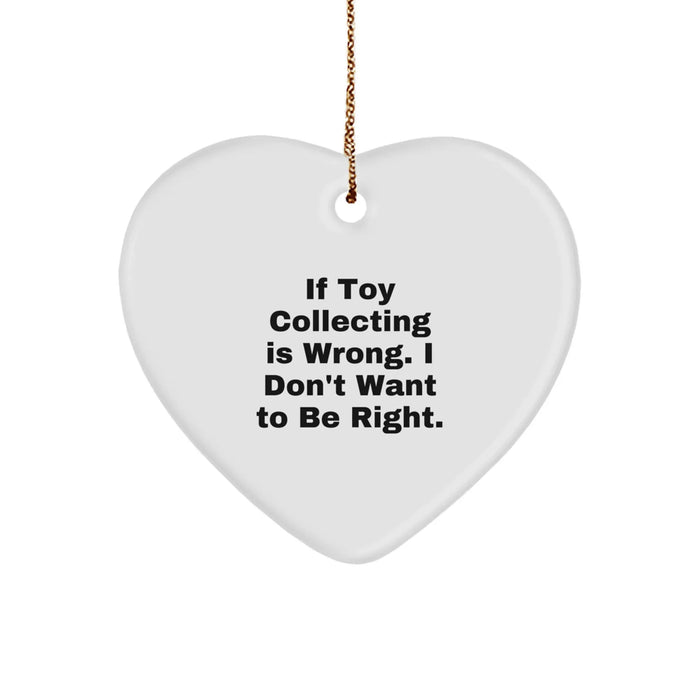 Funny Toy Collecting Heart Ornament Gifts for Men from Friends and Family on Christmas Unique - Image 1