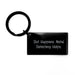 'Shit Happens, Metal Detecting Helps!' Funny Keychain for Metal Detecting Enthusiasts, Birthday Unique Gifts from Family to Friends, Gifts for Metal Detecting Men - Image 1