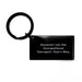 Funny Occupational Therapist Gifts for Men - Keychain with Engraved Quote Because I Am The Occupational Therapist. That's Why., Graduation Unique Gifts from Family to Occupational Therapist - Image 1