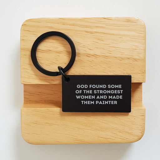 Funny Painter Keychain Gifts for Women, Inspirational Keychain from Friends for Painter Graduation Unique - Image 2