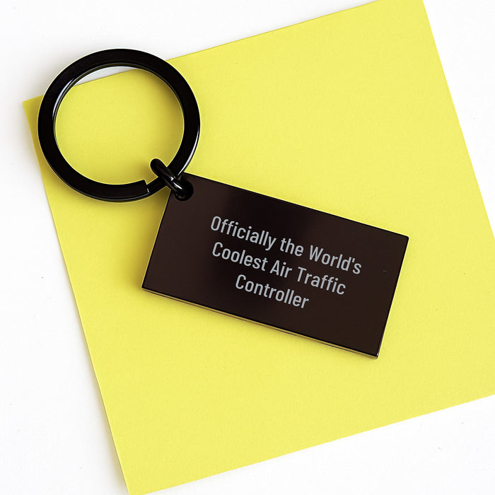 Air Traffic Controller Keychain, Funny Quote, Gifts for Dad, Father's Day Unique Keychain from Son - Image 3