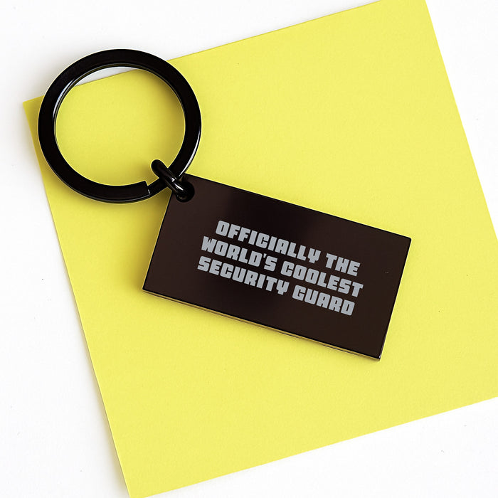 Cool Security Guard Keychain - Funny Quote Gifts for Security Guard, Men, Friends, and Family - Unique Father's Day Unique Gifts from Men, Women, Coworkers - Image 3