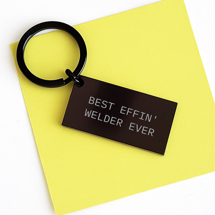 Funny Welder Gifts from Men for Mom on Mother's Day Unique Keychain - Image 3
