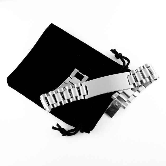 Big-Brother Stainless Steel Bracelet - A Unique Gift for Him on Birthday, Christmas, and Graduation. Appreciate Your Bond with This Engraved Bracelet