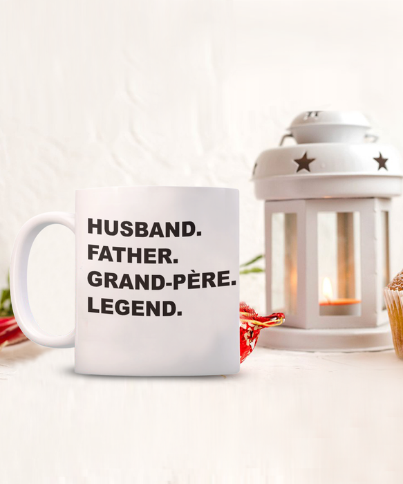 Perfect Grand-pere Gift, Grand-pere Coffee Mug, Grand-pere Christmas, Grand-pere Birthday, Valentines Day, Awesome Grand-pere, New Grand-pere