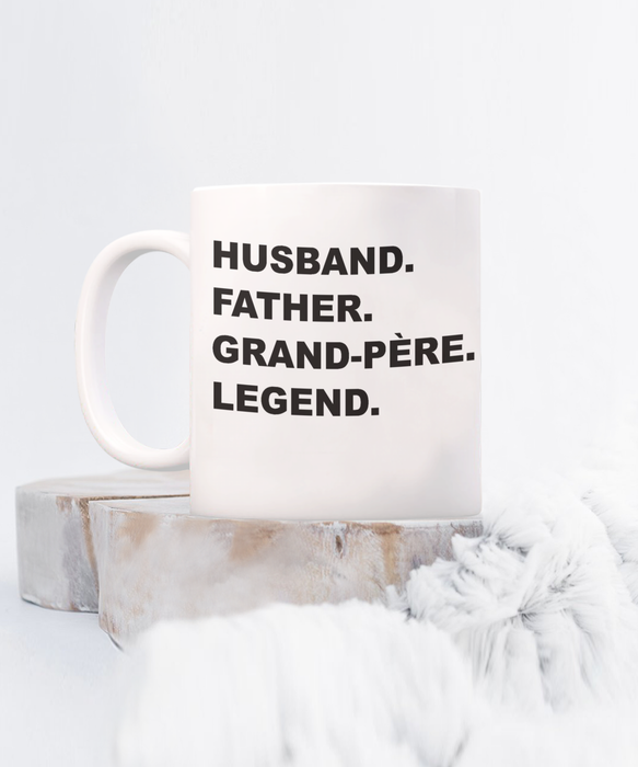 Perfect Grand-pere Gift, Grand-pere Coffee Mug, Grand-pere Christmas, Grand-pere Birthday, Valentines Day, Awesome Grand-pere, New Grand-pere