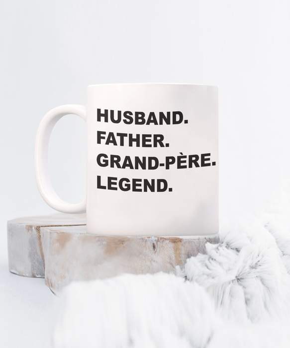 Perfect Grand-pere Gift, Grand-pere Coffee Mug, Grand-pere Christmas, Grand-pere Birthday, Valentines Day, Awesome Grand-pere, New Grand-pere