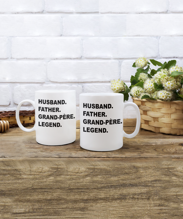 Perfect Grand-pere Gift, Grand-pere Coffee Mug, Grand-pere Christmas, Grand-pere Birthday, Valentines Day, Awesome Grand-pere, New Grand-pere