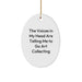 Funny Art Collecting Oval Ornament Gifts from Family for Men Women Friends Coworkers - The Voices In My Head Are Telling Me To Go Art Collecting Christmas Unique Gifts - Image 1