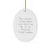 Funny Oval Playing Video Games Christmas Ornament Gifts from Men for Family and Friends - Image 1