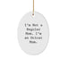 Funny Ocicat Mom Oval Ornament Gifts from Family to Friends at Christmas - Image 1