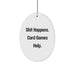 Card Games Fun Oval Ornament Gifts from Friends, Family, or Coworkers for Men, Women, or Card Games Enthusiasts at Christmas - Image 1