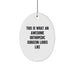 Funny Orthopedic Surgeon Oval Ornament Gifts from Family to Awesome Orthopedic Surgeon Men Friends Coworkers - Image 1