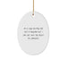 Funny Yoga Instructor Gifts from Friends, Unique Oval Ornament for Men, Women, or Coworkers, Christmas Unique Gifts - Image 1