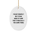 Funny Analyst Oval Ornament Gifts from Friends for Christmas Unique Decorations - Image 1